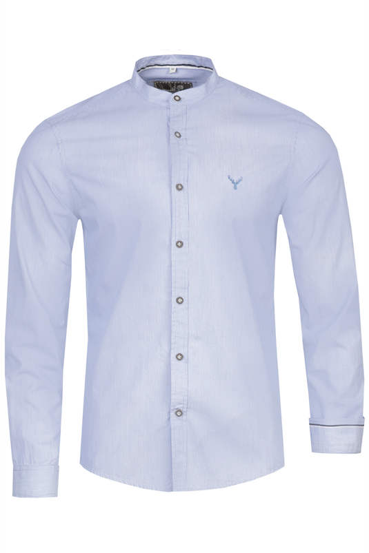 _LIGHT DENIM GESTREIFT